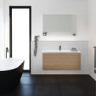 Timberline Swift 1200mm Vanity in Prime Oak with Ceramic Top - The Blue Space
