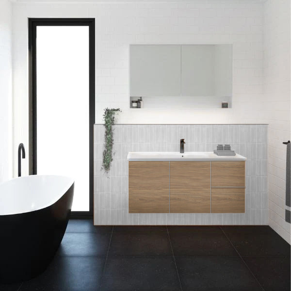 Timberline Swift Wall Hung Vanity with Ceramic Top