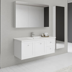 Timberline Victoria Wall Hung Vanity 750mm - 1500mm with Alpha Ceramic Top online at The Blue Space