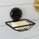Naleon Ultraloc Soap Dish Black in modern bathroom design | The Blue Space