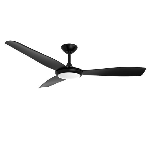 Martec Viper 52in 132cm DC Ceiling Fan with 18W LED CCT Light - Black