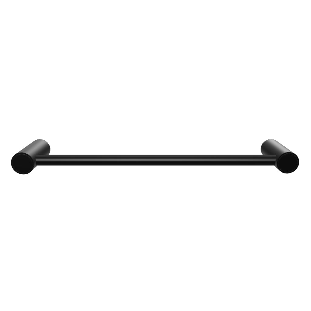 Phoenix Vivid Slimline Hand Towel Rail Matte Black 3D Model - The Blue Space