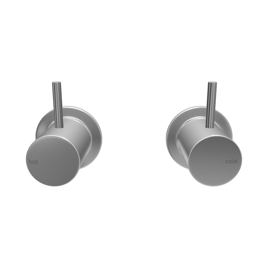 Phoenix Vivid Slimline Wall Top Assemblies - Chrome 3D Model - The Blue Space