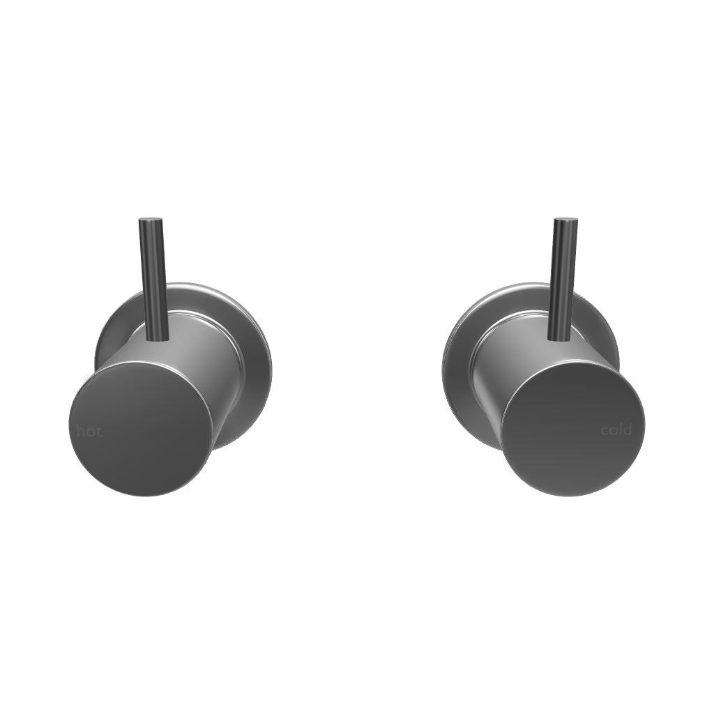 Phoenix Vivid Slimline Wall Top Assemblies - Brushed Nickel 3D Model - The Blue Space