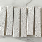 Full White Blaire Brick Look Tile - Tile and Bath Co