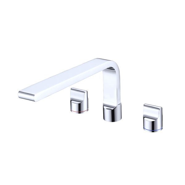Nero Pearl Bath Set with Swivel Spout - Chrome online at The Blue Space