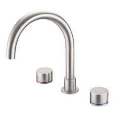 Nero Kara Bath Set with Swivel Spout - Brushed Nickel online at The Blue Space