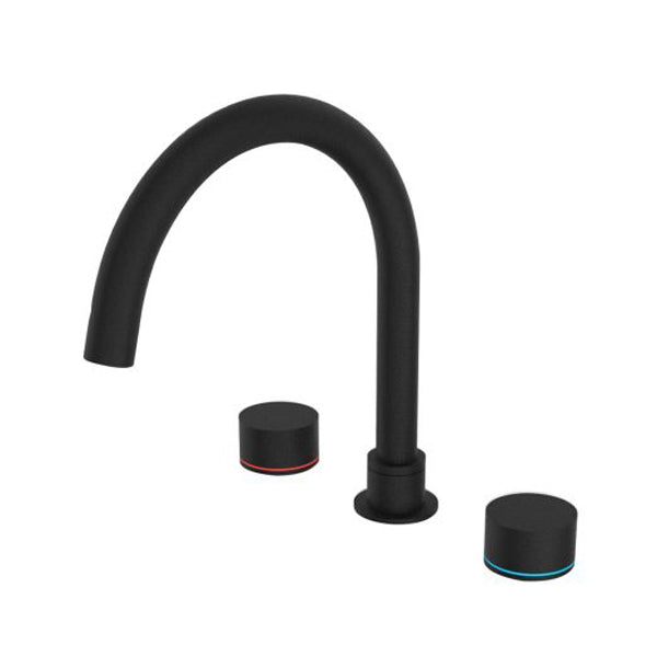 Nero Kara Bath Set with Swivel Spout - Matte Black online at The Blue Space