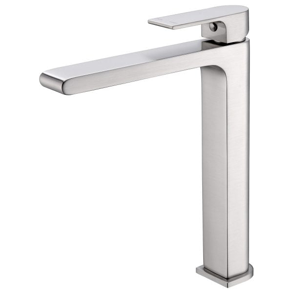 Nero Vitra Tall Basin Mixer - Brushed Nickel online at The Blue Space
