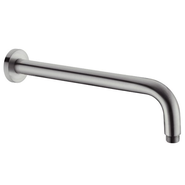 Nero Round Shower Arm 330m Length Gun Metal
