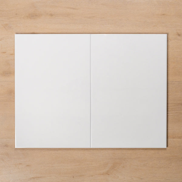 Thredbo Gloss White Cushioned Edge Tile 300x450mm