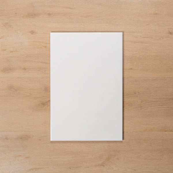 Thredbo Gloss White Cushioned Edge 300x450mm - The Blue Space