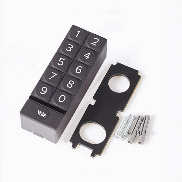 Lockwood Yale Smart Keypad Black kit inclusions