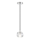 Telbix Zaha G9 Pendant Chrome and crystal Online at The Blue Space