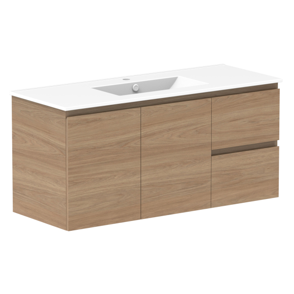 ADP Glacier Full Depth Door & Drawer Twin Ceramic Top 1200mm Centre Bowl | The Blue Space