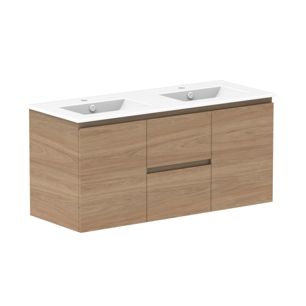ADP Glacier Full Depth Door & Drawer Twin Ceramic Top 1200mm Double Bowl | The Blue Space