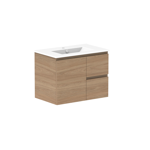 ADP Glacier Full Depth Door & Drawer Twin Ceramic Top 750mm Centre Bowl | The Blue Space