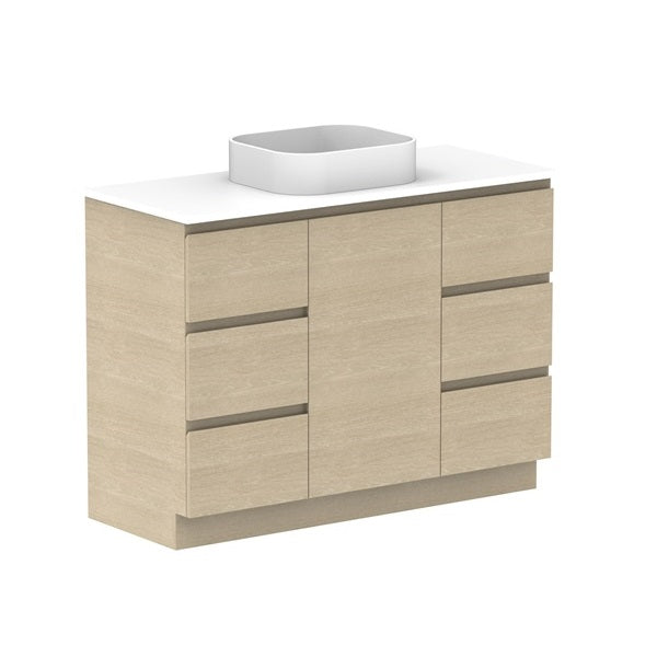 ADP Glacier Hamper 1200 Trio Floor Mount Centre Bowl | The Blue Space