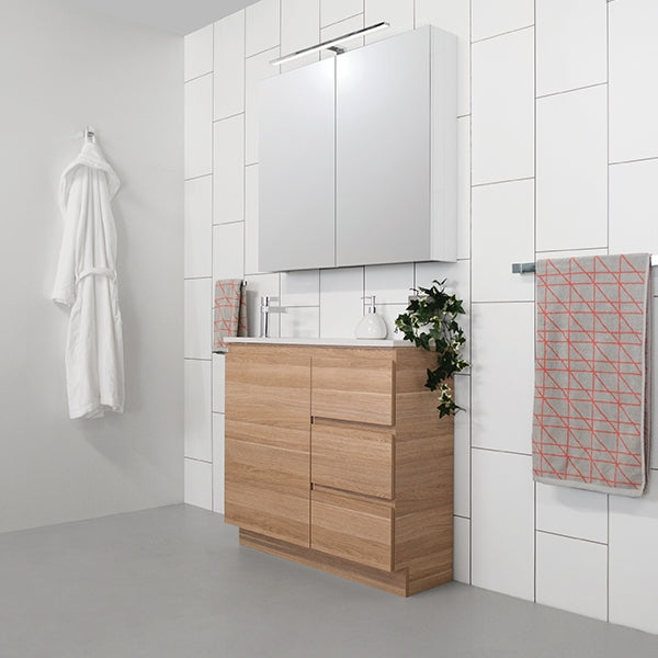 ADP Glacier Quartz Ensuite Trio Vanity 600mm - 1800mm by ADP - The Blue Space