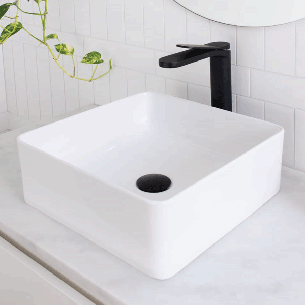 ADP Malo 365 x 365 Above Counter Basin White