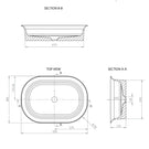 Technical Drawing - ADP Titan Above Counter Basin