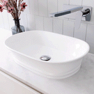 ADP Titan Above Counter Basin White - Online at The Blue Space