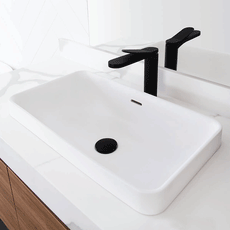 ADP Zeya Solid Surface Basin White online at The Blue Space