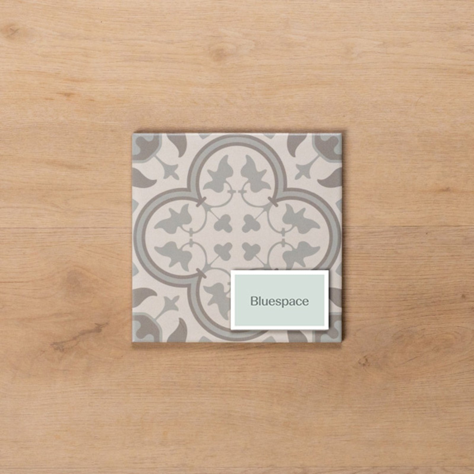 Single Airlie Light Grey Matt Cushioned Edge Porcelain Tile 200x200mm 2SALLGM - The Blue Space