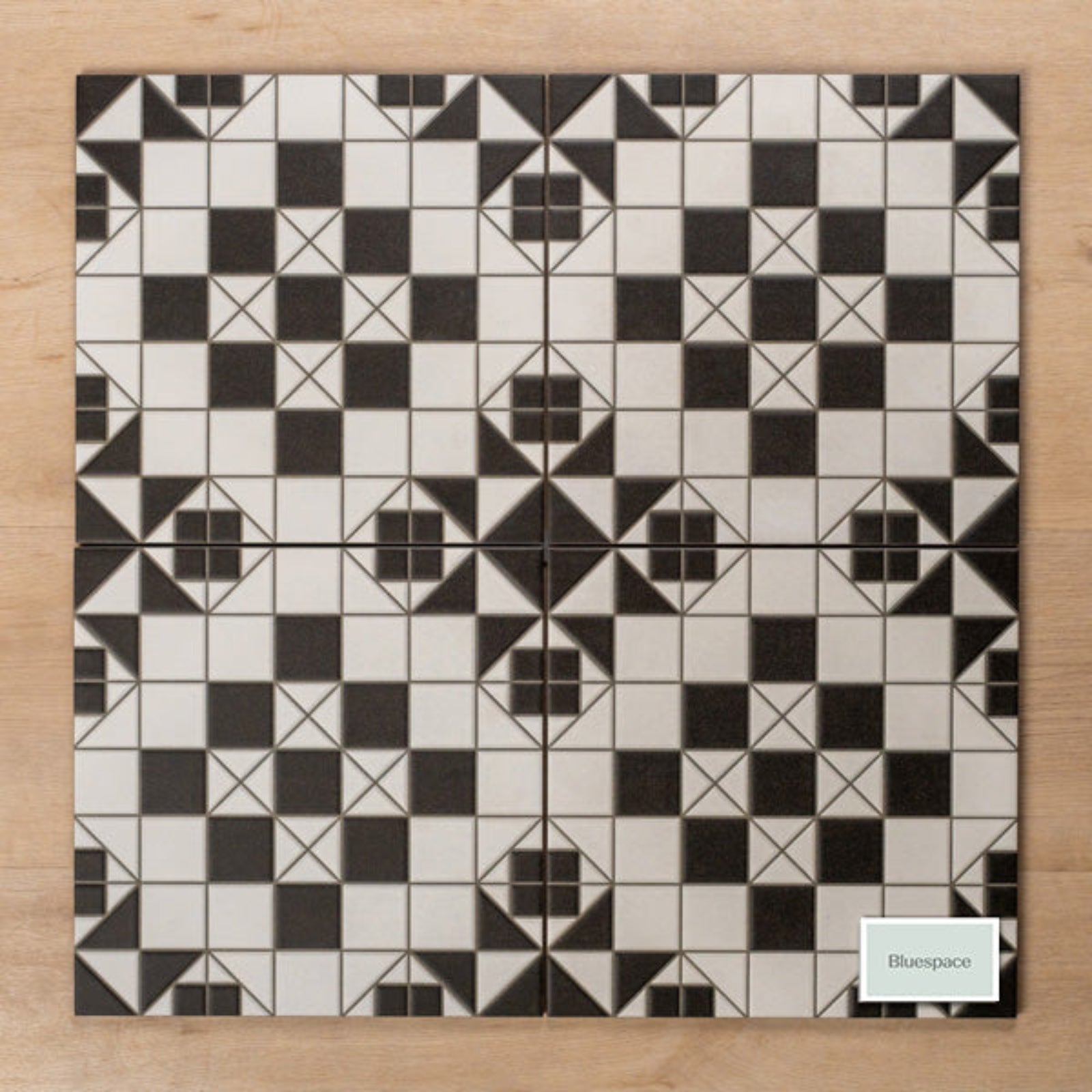 Faces Alicante Brighton Matt Cushioned Edge Porcelain Tile 316x316mm Straight Pattern - The Blue Space