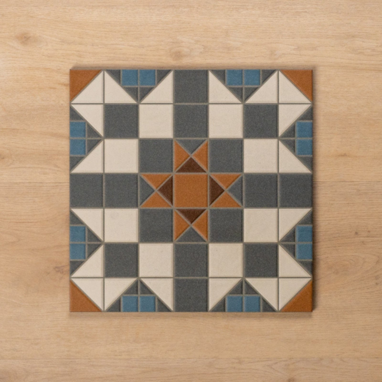 SIngle no Hand Alicante Heathcote Matt Cushioned Edge Porcelain Tile 316x316mm 3FEDCAM - The Blue Space