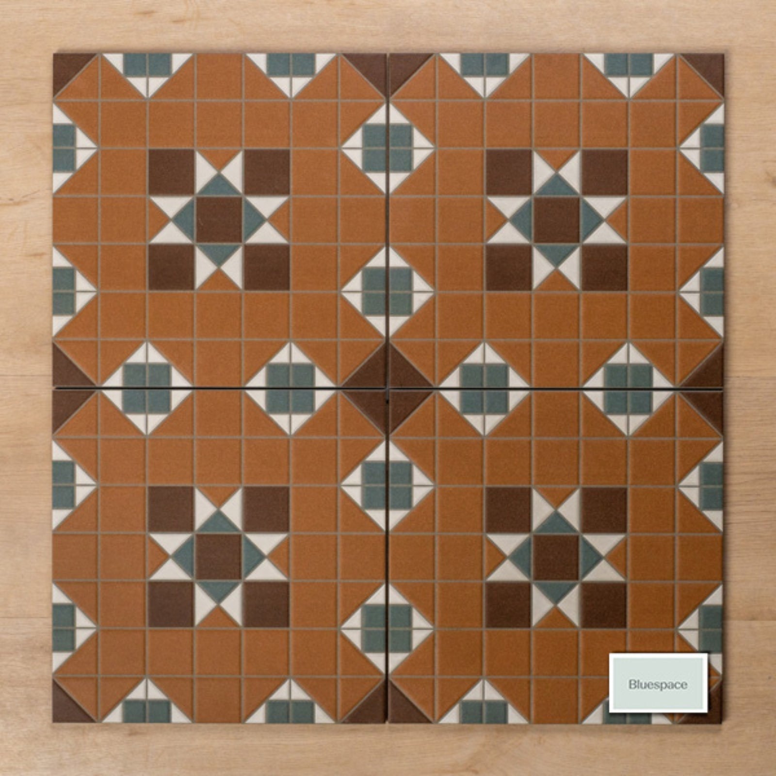 Alicante Shrewsbury Matt Cushioned Edge Porcelain Tile 316x316mm Straight Pattern - The Blue Space