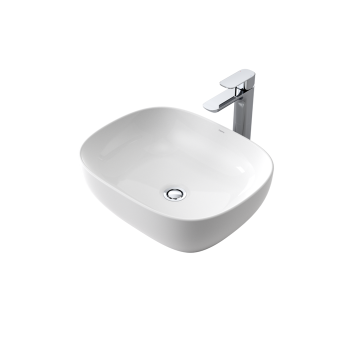 Caroma Artisan Above Counter Basin- Curved Rectangle 500mm by Caroma - The Blue Space
