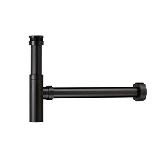 Turner Hastings Aurora Adjustable Brass 40mm Bottle P Trap-Matte Black - The Blue Space