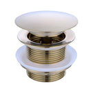 Turner Hastings Safety Pull Out Pop Up Bath Waste with 50mm Tail - Brushed Brass Online at The Blue Space