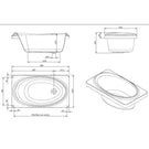 Turner Hastings Baby Bath Technical Drawing