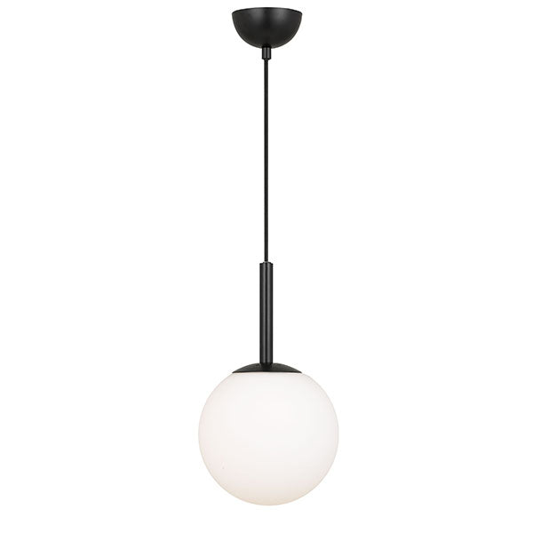 Telbix Bally ES 20cm Pendant - Black | The Blue Space