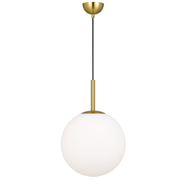 Telbix Bally ES 30cm Pendant - Antique Gold | The Blue Space