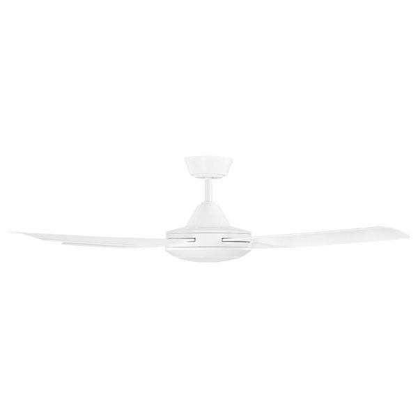 Eglo Bondi 52" 132cm Ceiling Fan with 20W LED CCT Light - White - The Blue Space