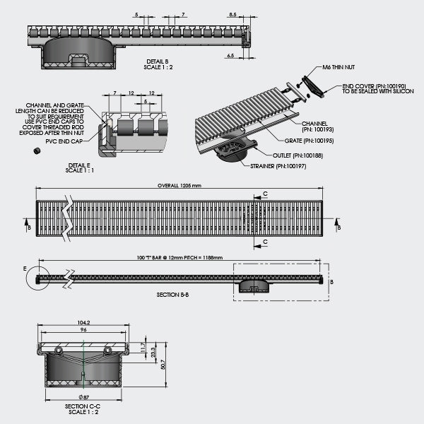 ART Australia Long As You Like It Kit-Bar Grate