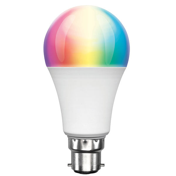 Brilliant Smart WIFI LED Globe RGB and White A60 BC - The Blue Space