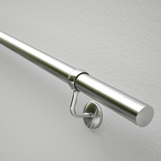 Rothley Internal Handrail Satin Stainless Steel - The Blue Space