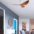 Eglo Cabarita 50" 127cm Ceiling Fan - White with Bamboo Finish - The Blue Space