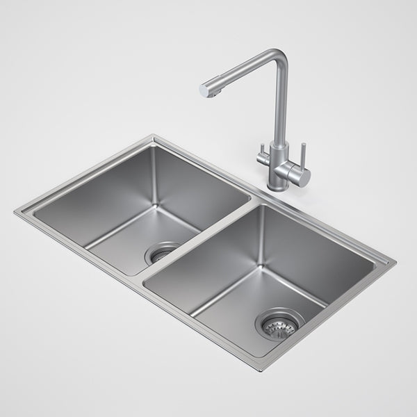 Caroma Urbane II Stainless Steel Double Bowl
