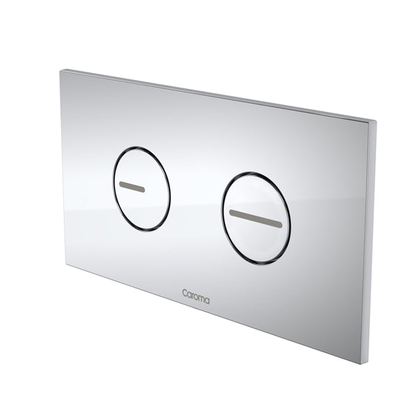 Caroma Invisi Series II Round Dual Flush Plate & Buttons by Caroma - The Blue Space