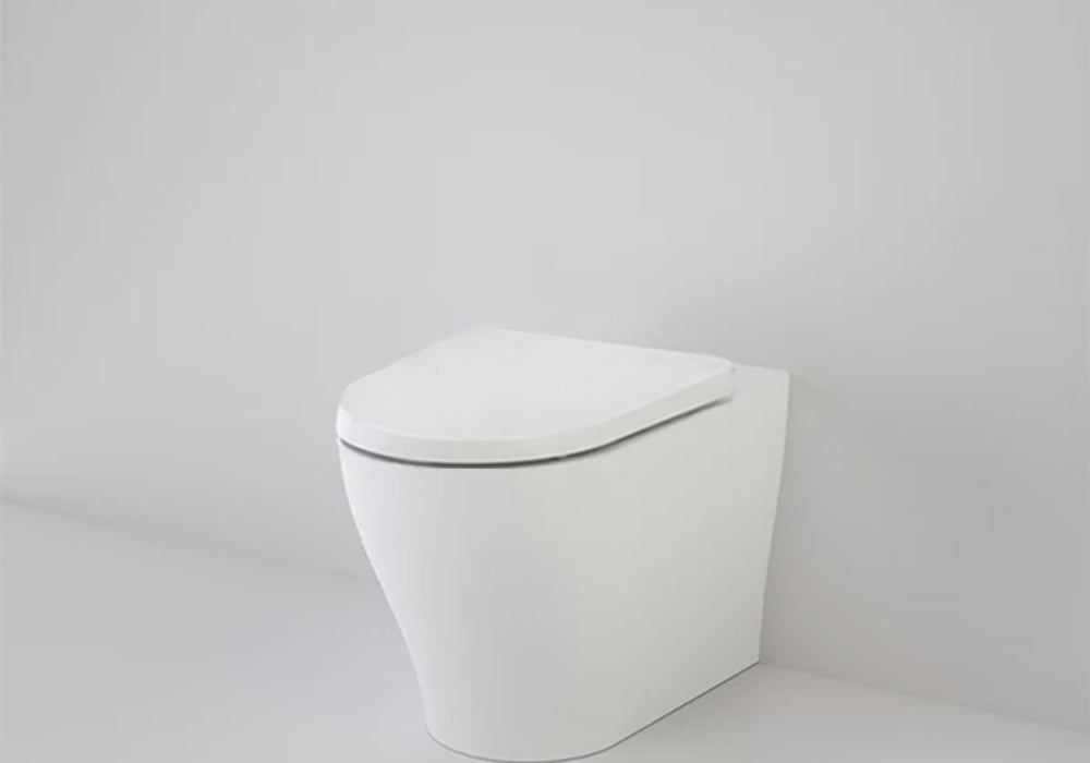 Caroma Luna Slim Cleanflush Invisi Series II Wall Faced Toilet Suite - Upgraded Seat Design