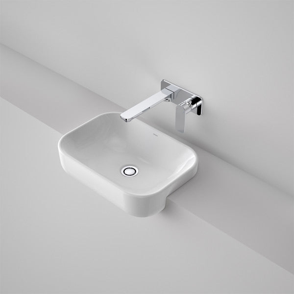 Caroma Luna Semi Recessed Basin (Without Tap Landing) by Caroma - The Blue Space