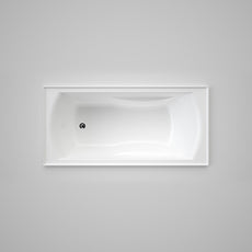 Caroma Maxton Four Tile Flange Rectangle Inset Bath - The Blue Space
