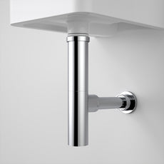 Caroma Modina Chrome Bottle Trap by Caroma - The Blue Space