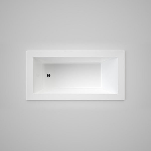 Caroma Newbury Rectangle Inset Island Bath 1525mm and 1675mm - The Blue Space