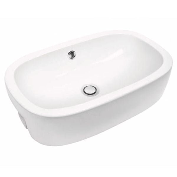 Caroma Regent Inset Semi Recessed Vanity Basin - NTH - The Blue Space